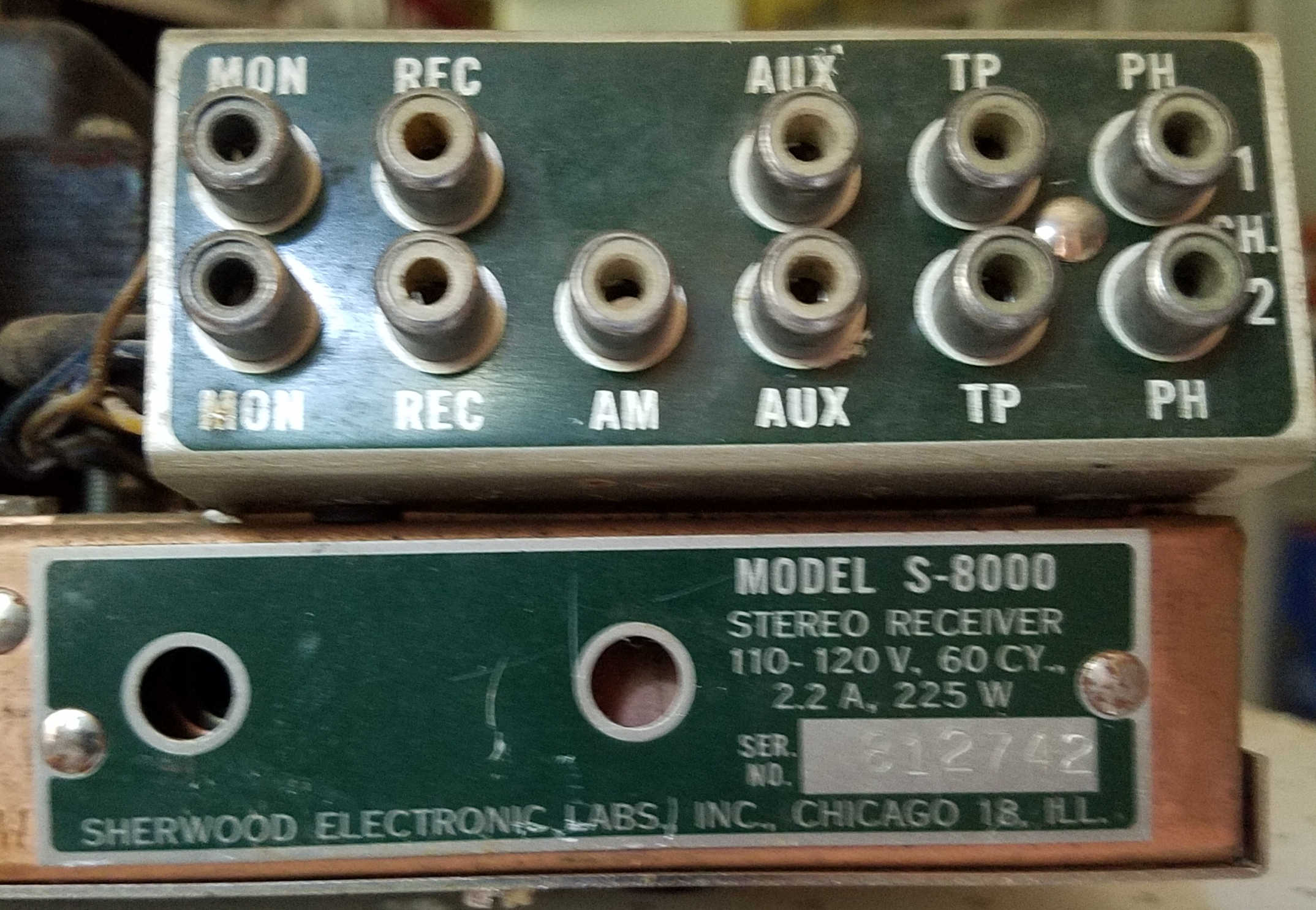 Sherwood S8000 serial #812742